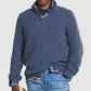 Men's Business Casual Loose Zip Stand Collar Sweater - Youth & Teen Friendly
