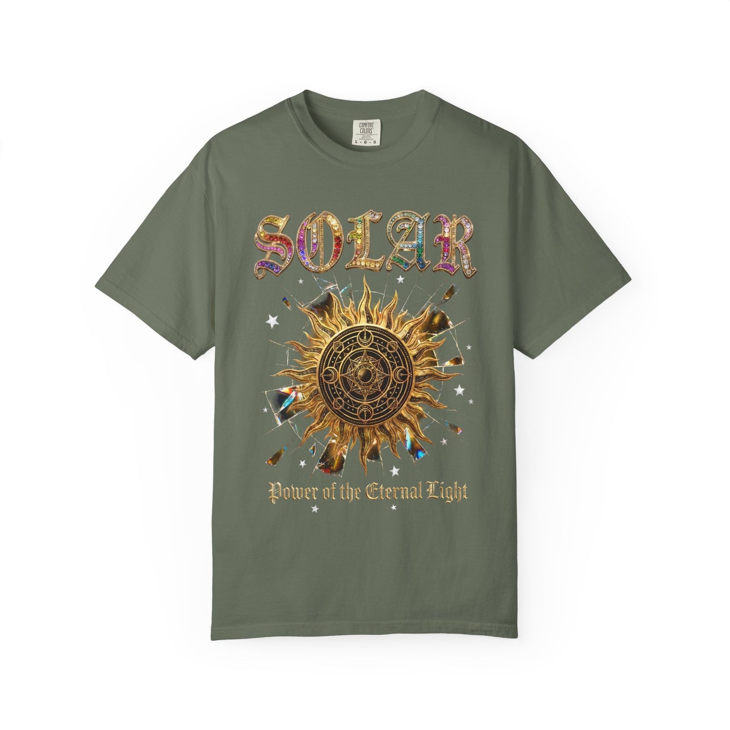 Solar Sun Graphic T-Shirt — "Power of the Eternal Light"