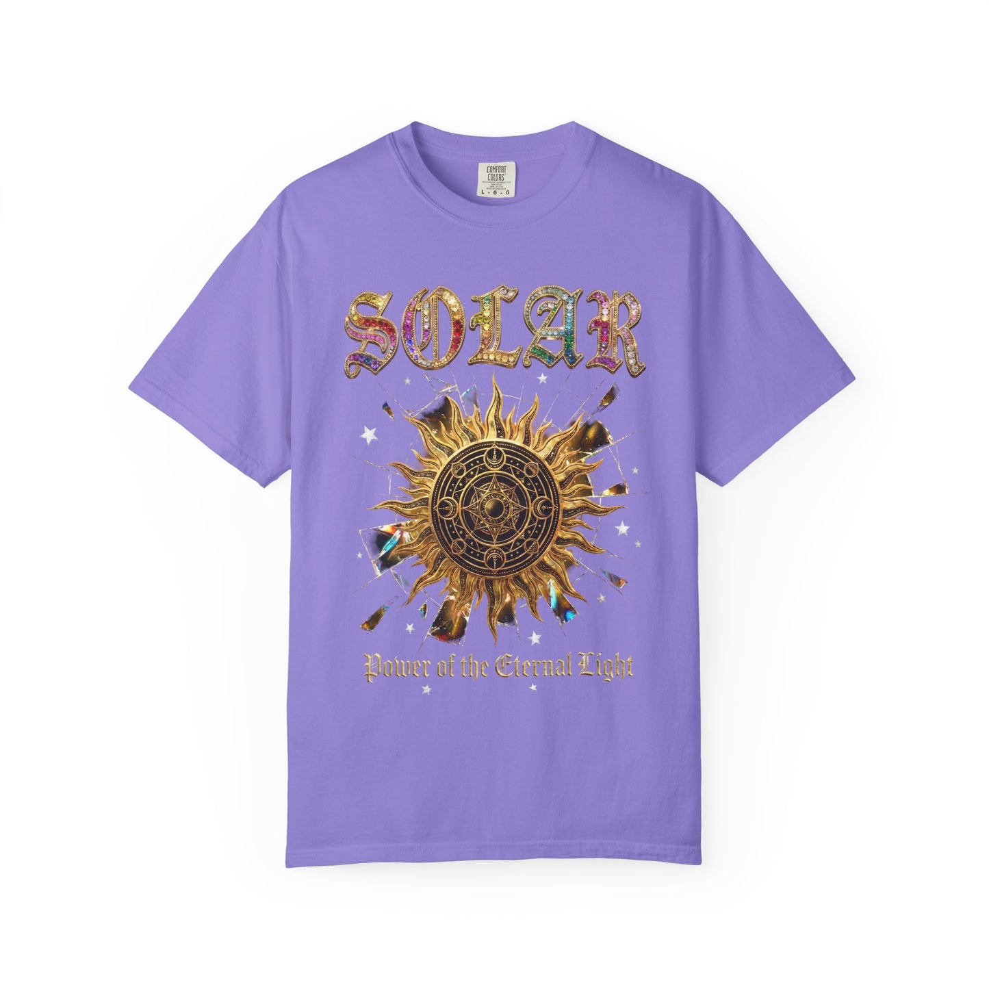 Solar Sun Graphic T-Shirt — "Power of the Eternal Light"
