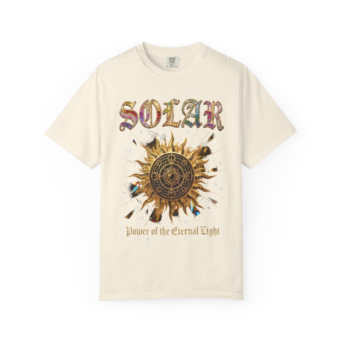 Solar Sun Graphic T-Shirt — "Power of the Eternal Light"