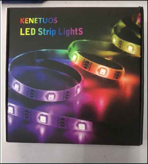 Intelligent RGB LED Strip Light - Bluetooth Sync, 16M Colors, App Control