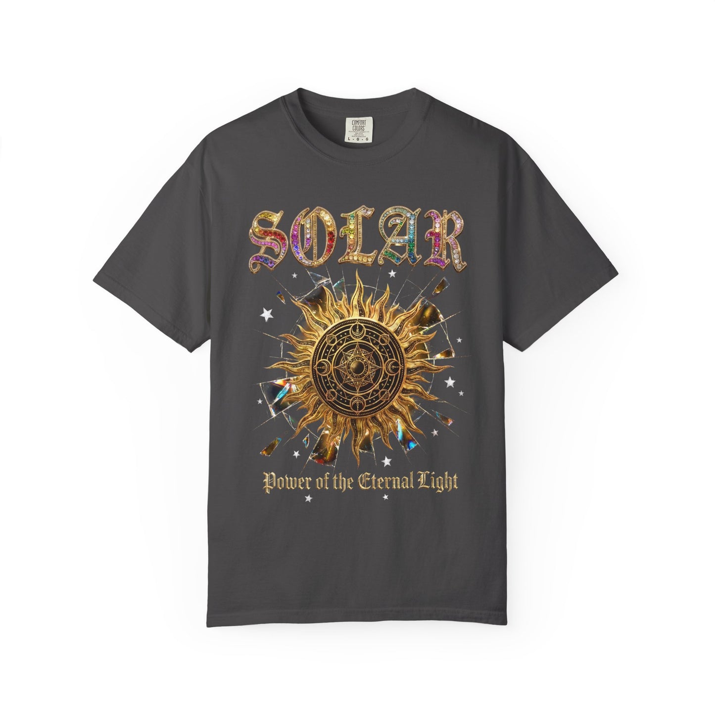 Solar Sun Graphic T-Shirt — "Power of the Eternal Light"