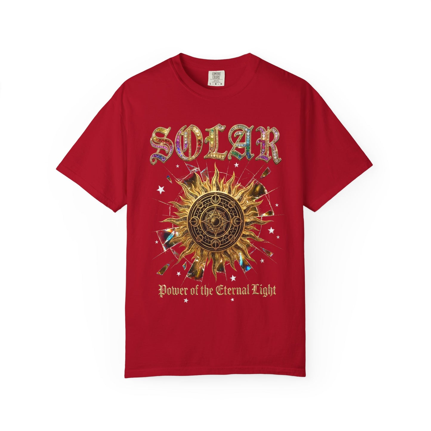 Solar Sun Graphic T-Shirt — "Power of the Eternal Light"