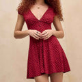 Women's Elegant Polyester Fiber Dress, S M L XL 2XL