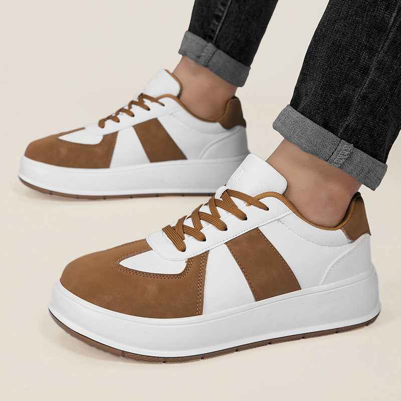 Men's Lightweight Wide Toe Padded Sneakers - Comfortable Casual Footwear