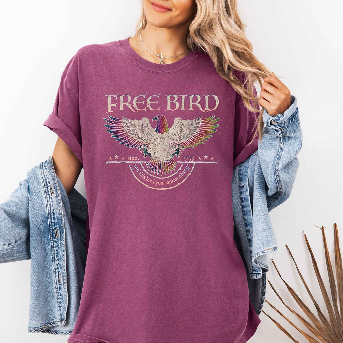 Refinery Free Bird Tee - Retro Rock Anthem Memorial, Comfort Colors, Limited Edition
