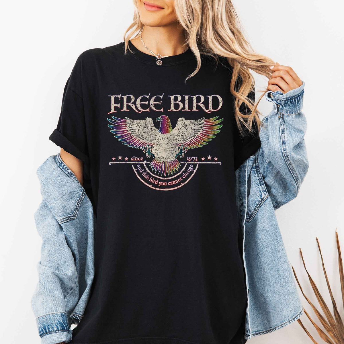 Refinery Free Bird Tee - Retro Rock Anthem Memorial, Comfort Colors, Limited Edition