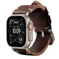 Rugged Vintage Leather Strap for Apple Watch Ultra