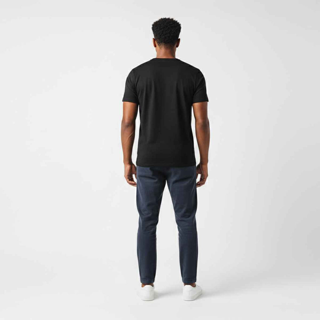 Elijah Black Short Sleeve Crew