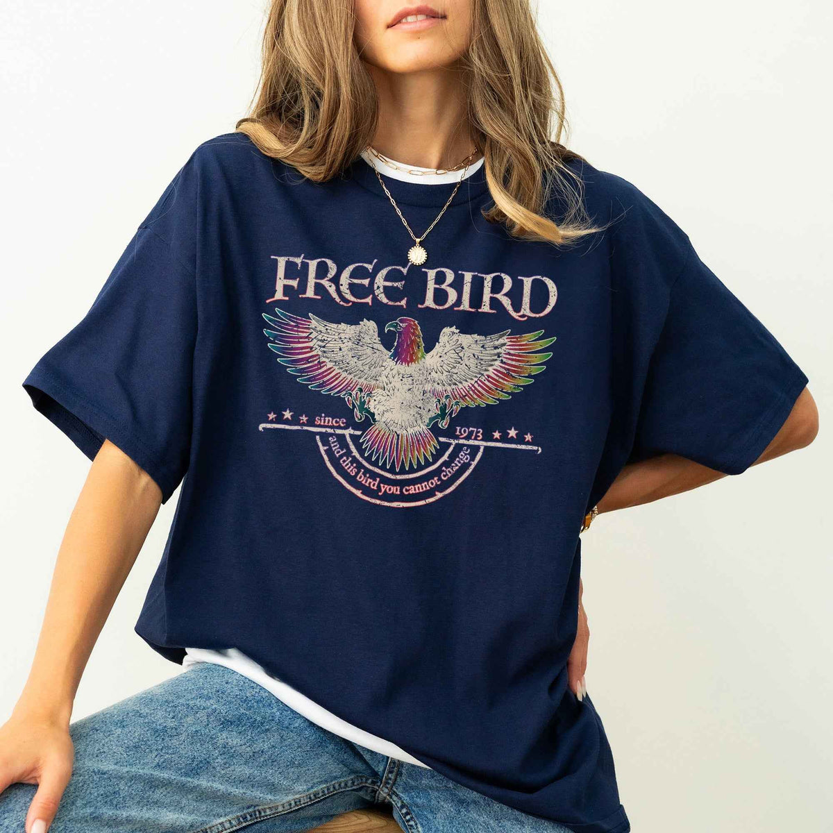 Refinery Free Bird Tee - Retro Rock Anthem Memorial, Comfort Colors, Limited Edition