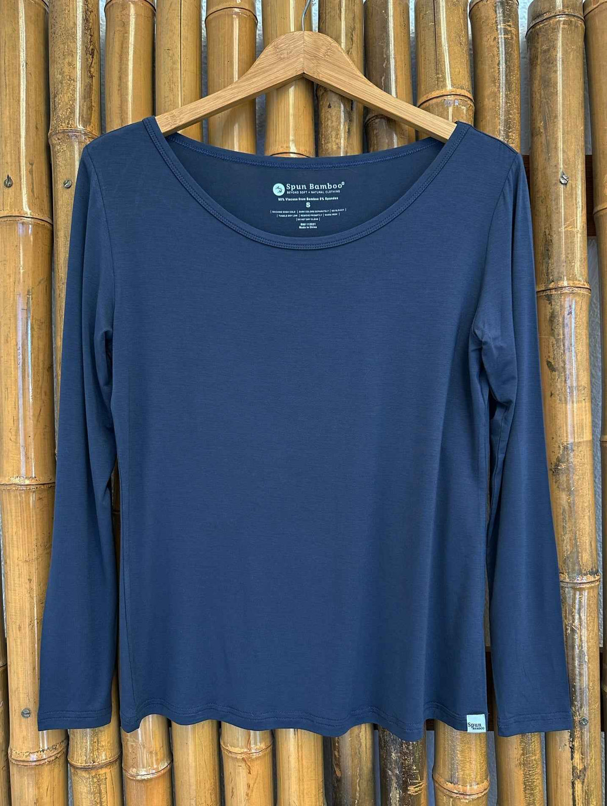 Women's Luxury Bamboo Lounge Long Sleeve T-Shirt - Soft, Breathable & Versatile