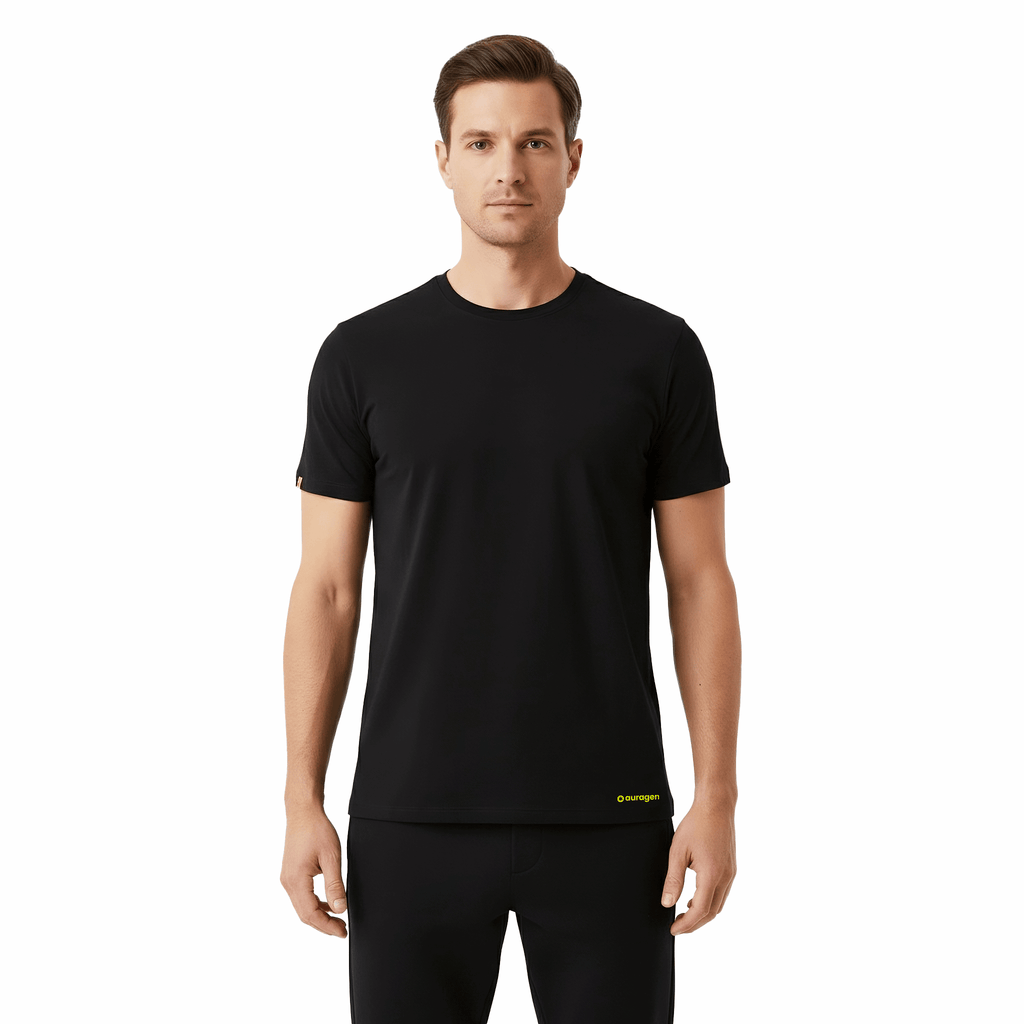 Elijah Black Short Sleeve Crew