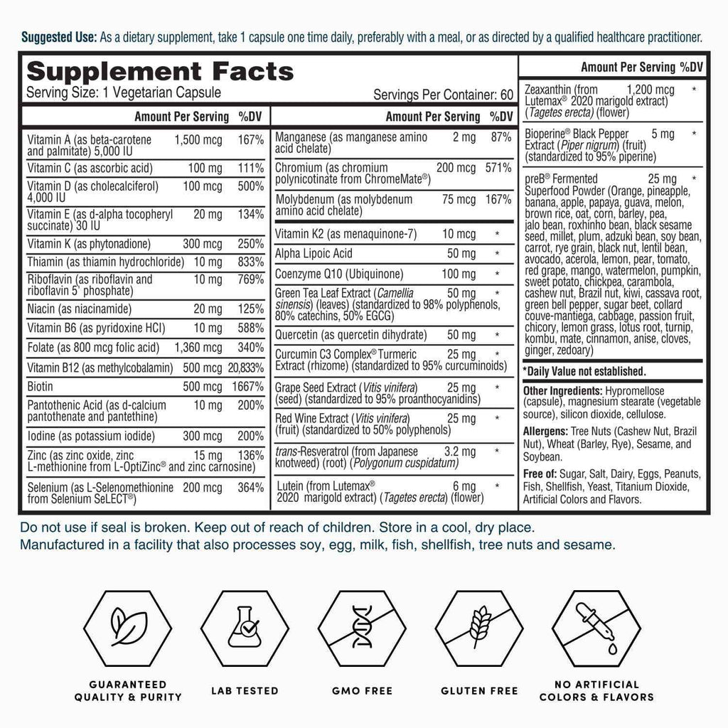 Gold One Daily Multivitamin: Complete and Powerful, Daily Wellness Support