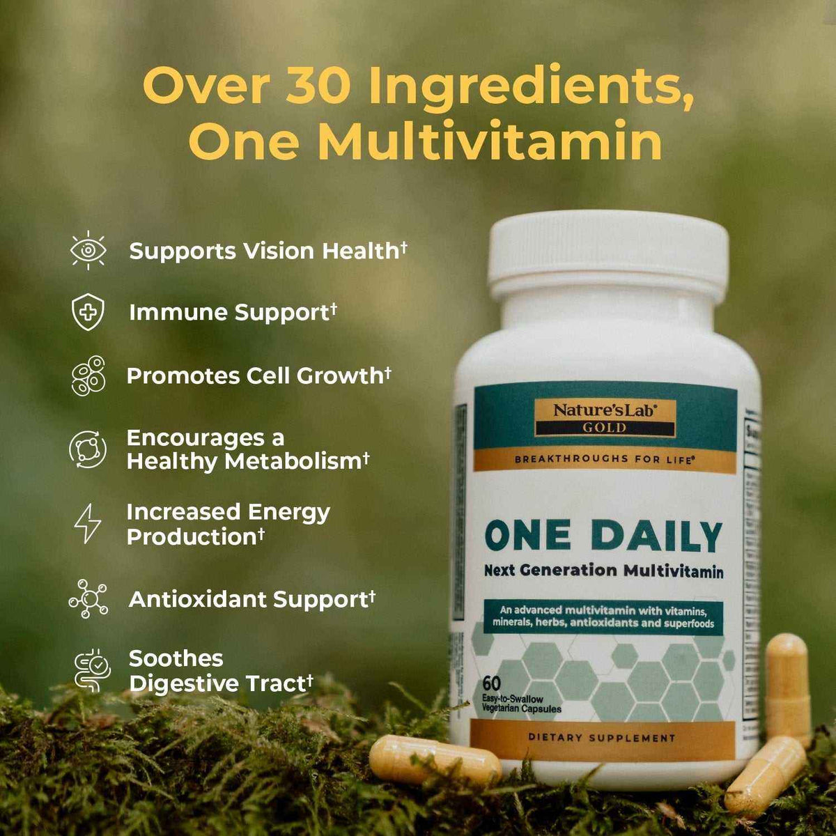 Gold One Daily Multivitamin: Complete and Powerful, Daily Wellness Support