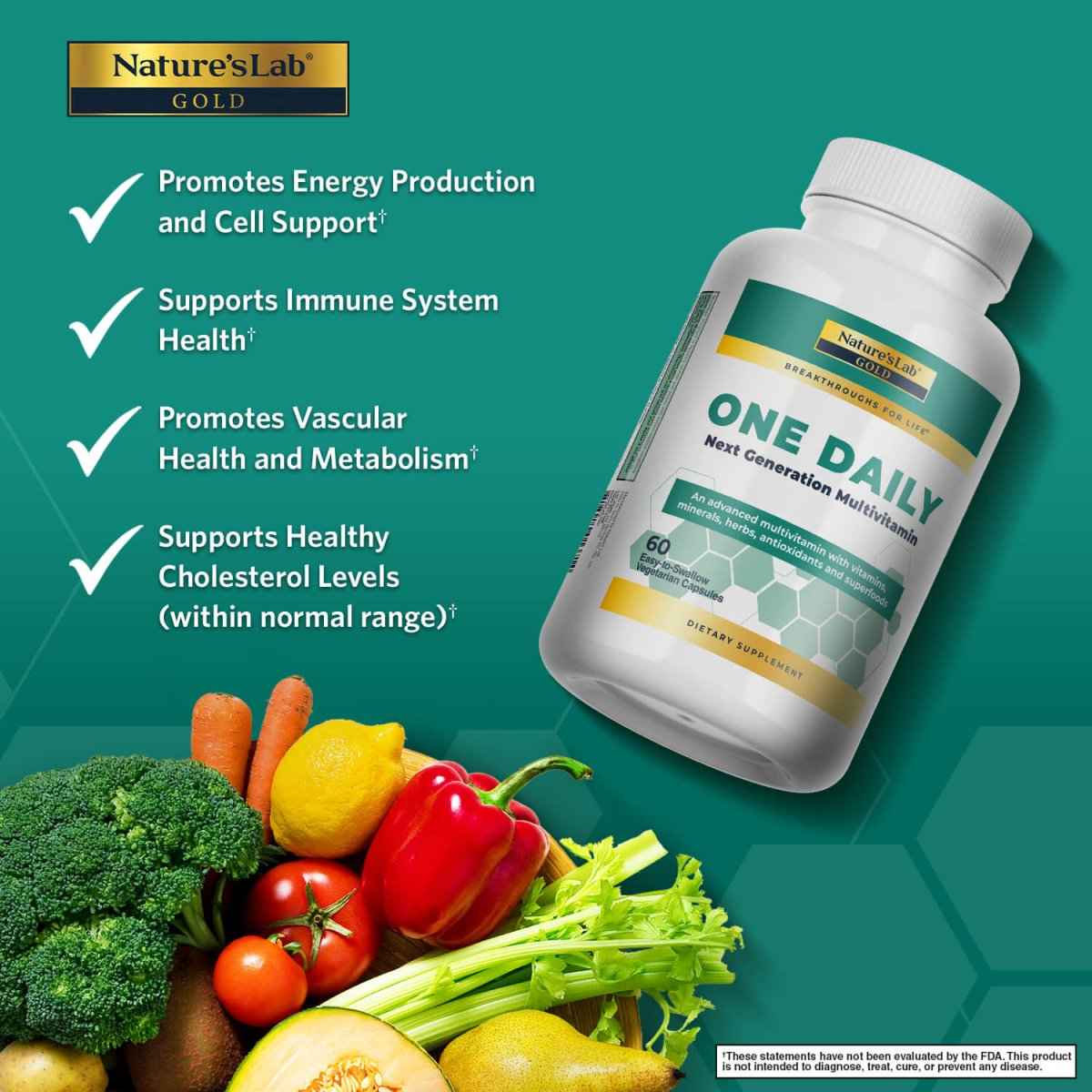 Gold One Daily Multivitamin: Complete and Powerful, Daily Wellness Support