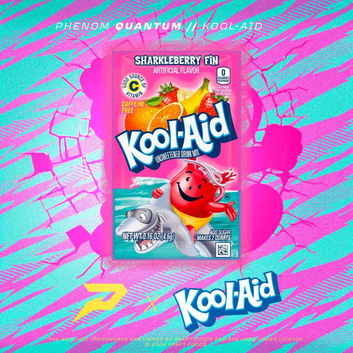 Sharkleberry Fin Quantum Speed Cleats - Official Kool-Aid Multi-Sport