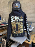 She Wants The Diesel Hoodie - Leopard Print Edition