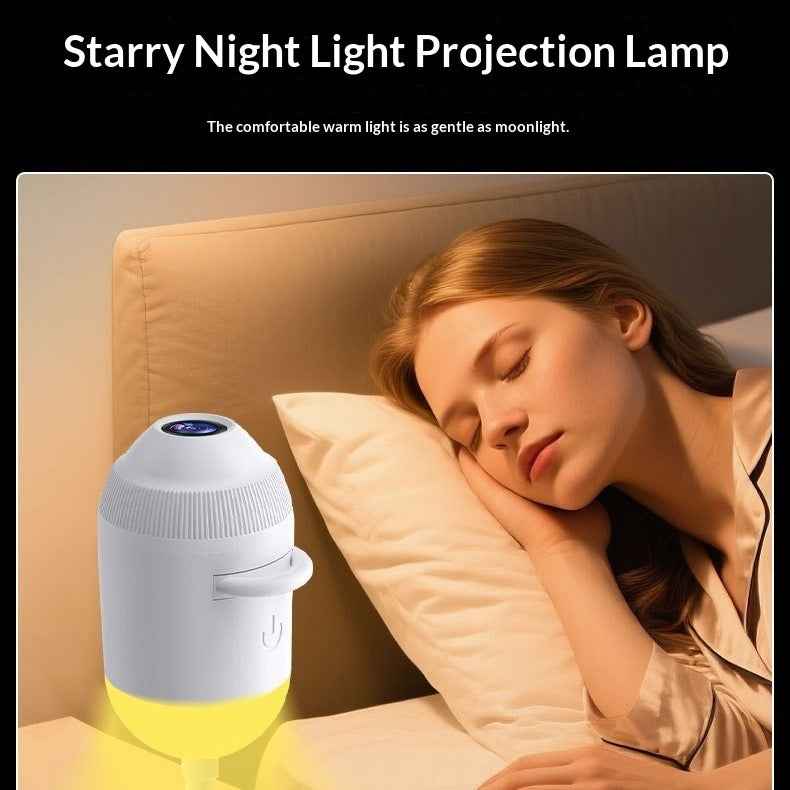 Starry Night Light Galaxy Projector - USB Bedroom Ambiance & Ceiling Decor Lamp