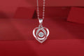 1Heart Luxurious Fashion Diamond Pendant Necklace Set - S920 Silver & Moissanite (Not for TEMU)