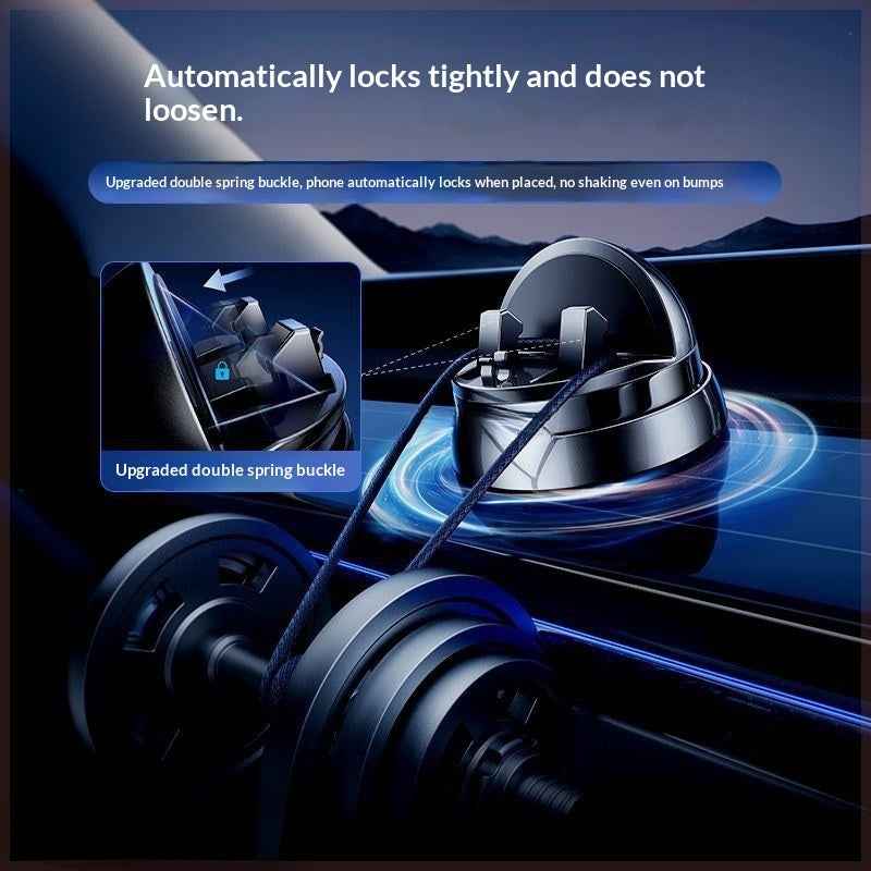 Universal Car Phone Holder - Elegant Dashboard Mount for Smartphones & GPS