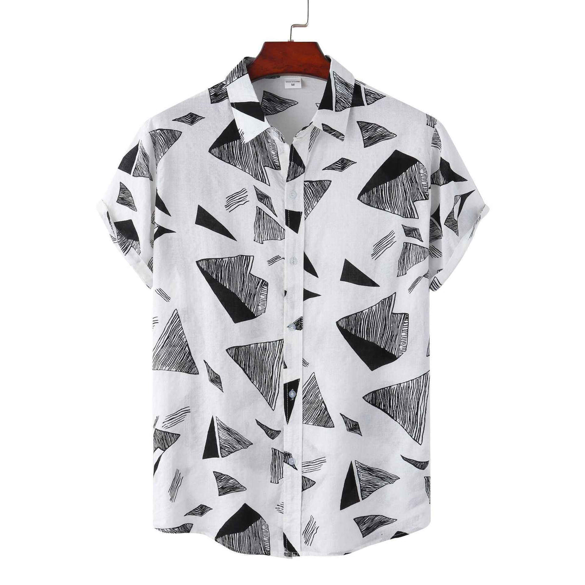 Men's Relaxed Vintage Short Sleeve Shirt - Comfortable Stretch Poly