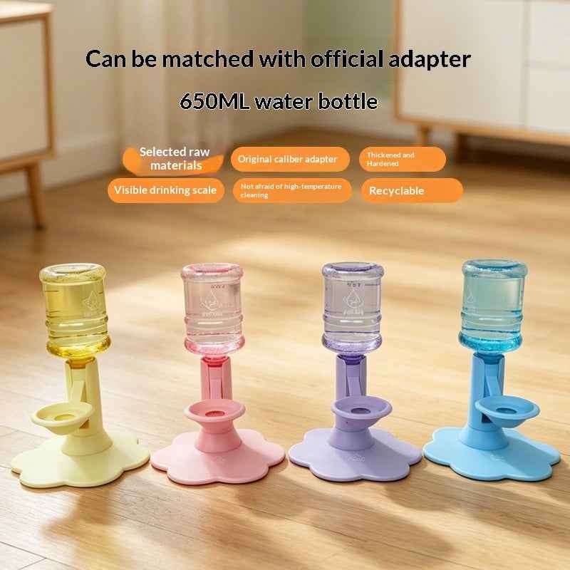 Gravity Based Pet Water Drinking Machine Stable Wide Base Leak Proof For Multi Cat Family Short Distance Travel