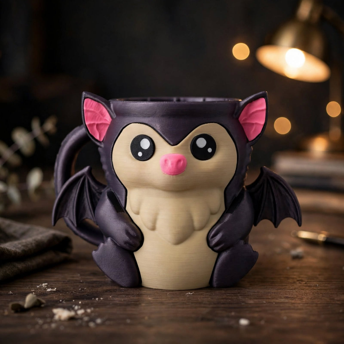 Kawaii Cartoon Animal Ice Cream Cup - Penguin, Cow, Cat, Bat & Polar Bear Pint Holder | 16 Styles