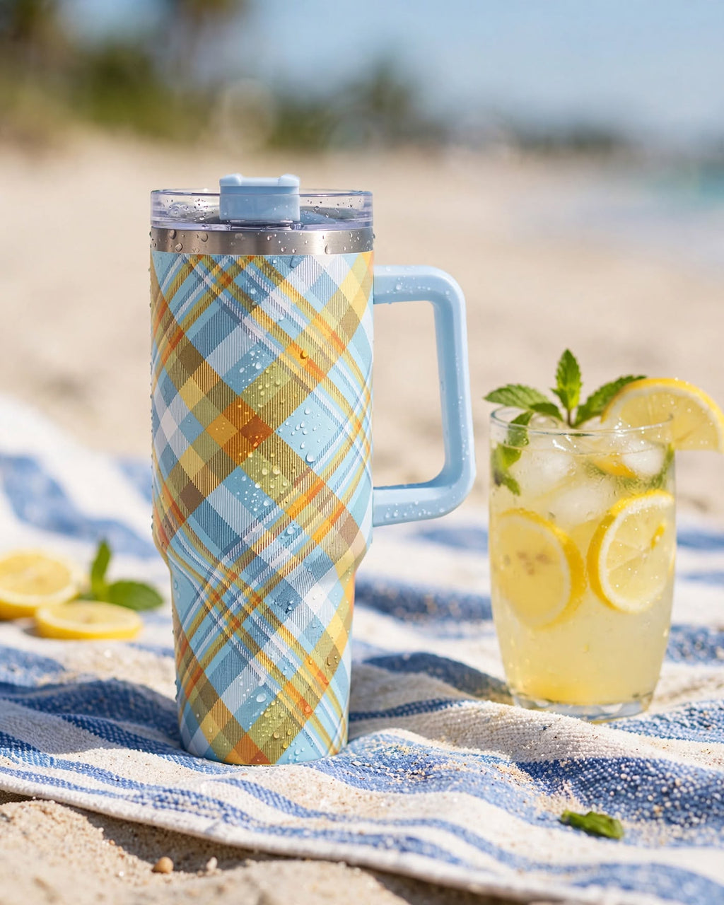 40oz Tumbler With Handle and Straw Lid – 1200ml Insulated Stainless Steel Tumbler, Cold 24H / Hot 12H, Leak-Proof, Cup Holder Friendly – 42+ Prints