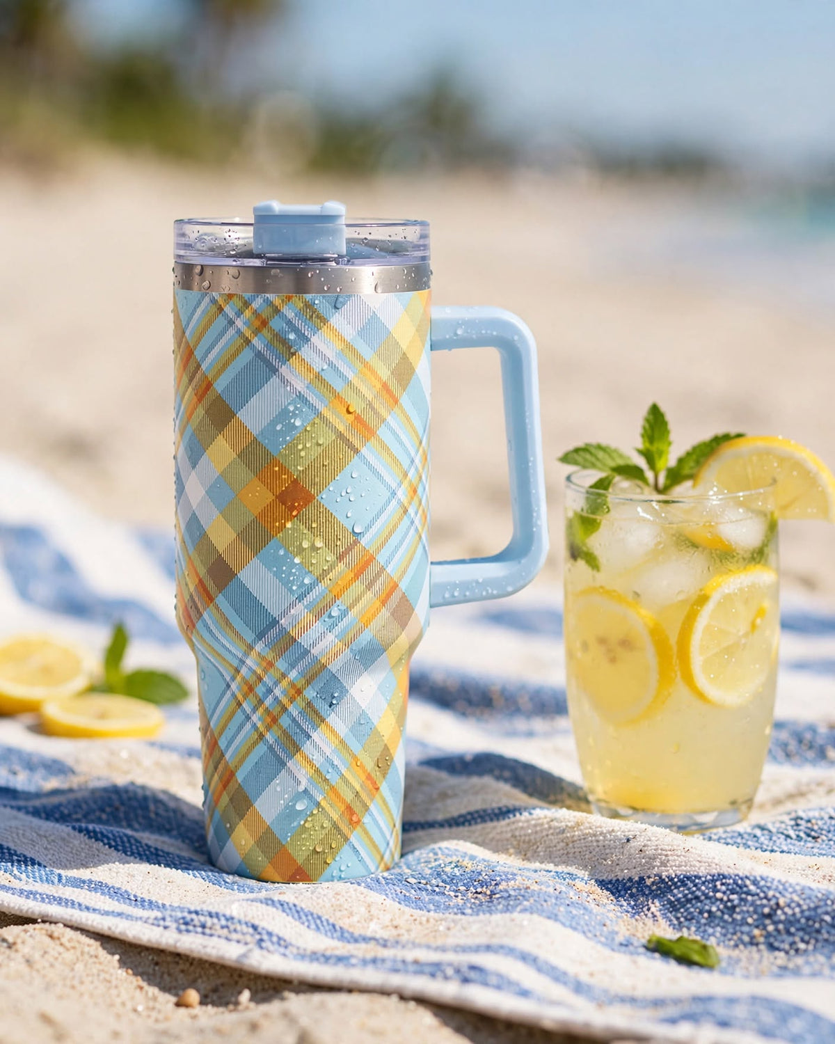 40oz Tumbler With Handle and Straw Lid – 1200ml Insulated Stainless Steel Tumbler, Cold 24H / Hot 12H, Leak-Proof, Cup Holder Friendly – 42+ Prints