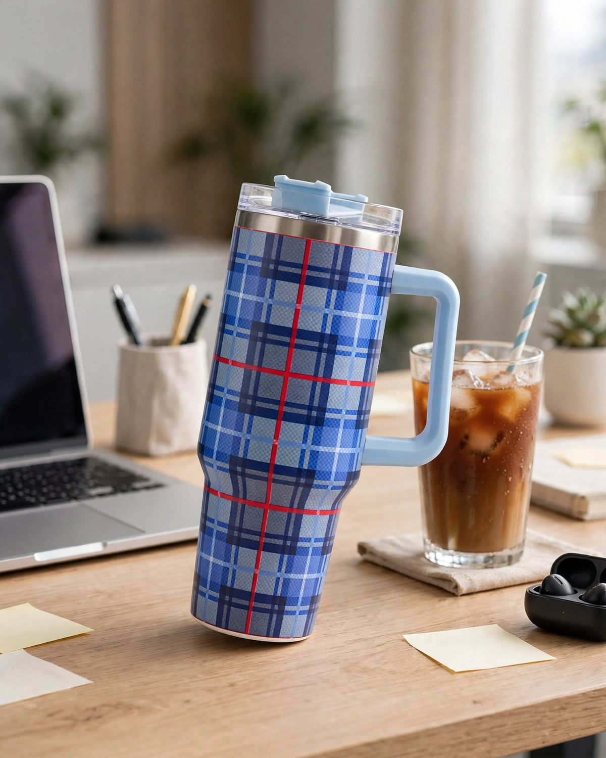 40oz Tumbler With Handle and Straw Lid – 1200ml Insulated Stainless Steel Tumbler, Cold 24H / Hot 12H, Leak-Proof, Cup Holder Friendly – 42+ Prints
