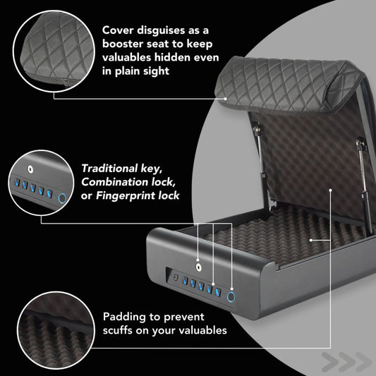 BoostedSafe Elite: Fingerabdruck, Schlüssel & Digitale Kombination