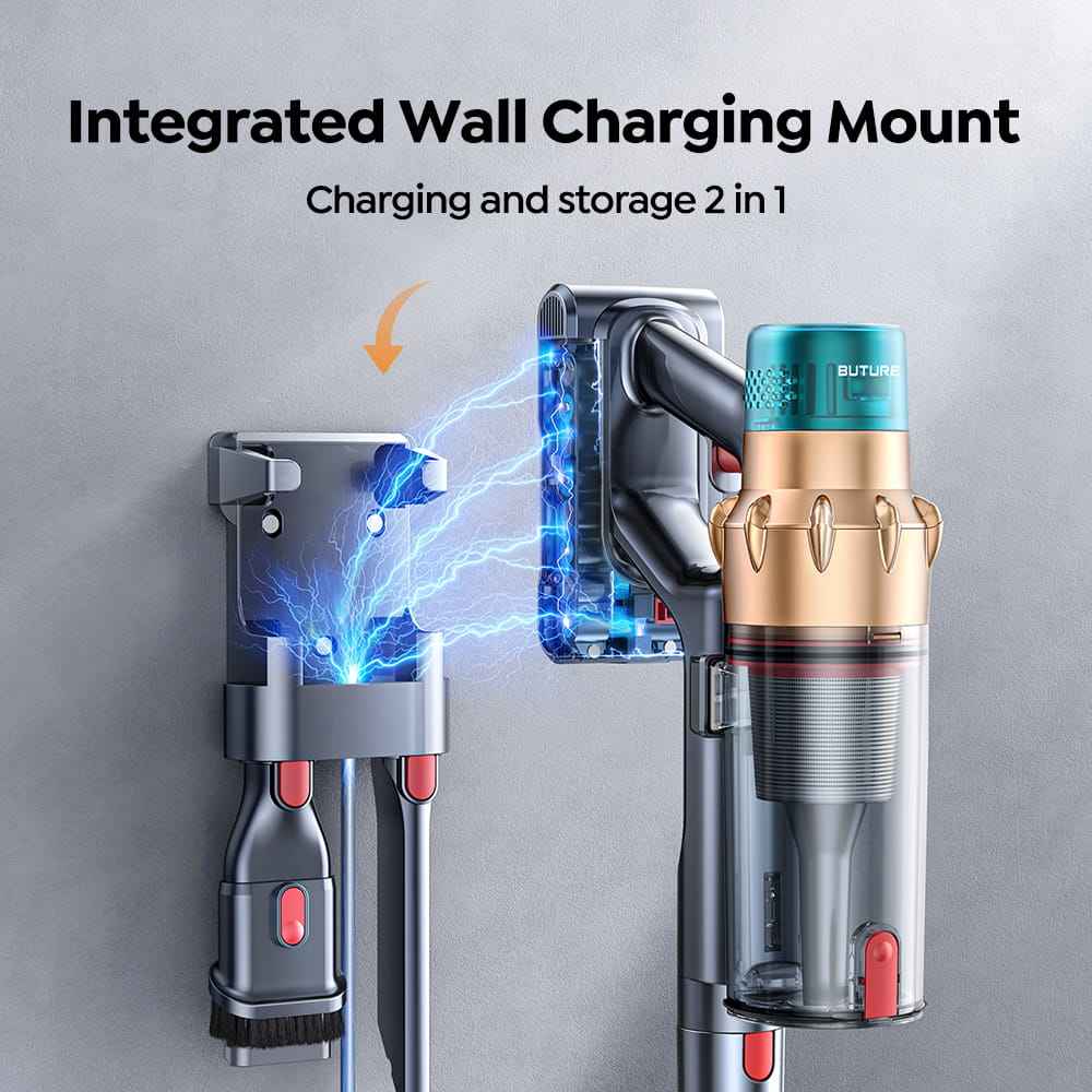 Buture VAC01 Cordless Vacuum: 600W 50kPa High Power Cleaning for Home
