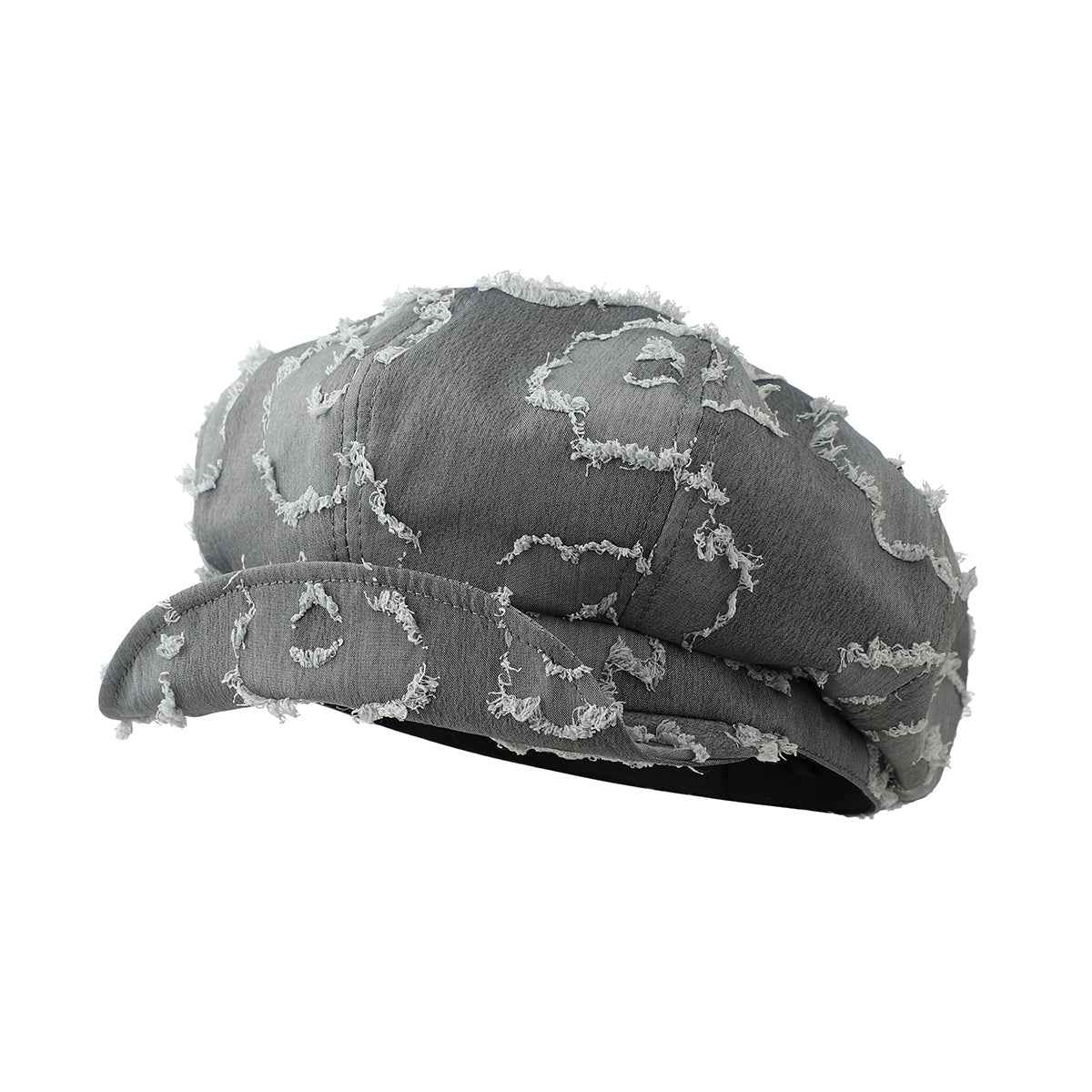 American Retro Star Fringed Octagonal Cap - Lightweight Casual Fashion Headwear