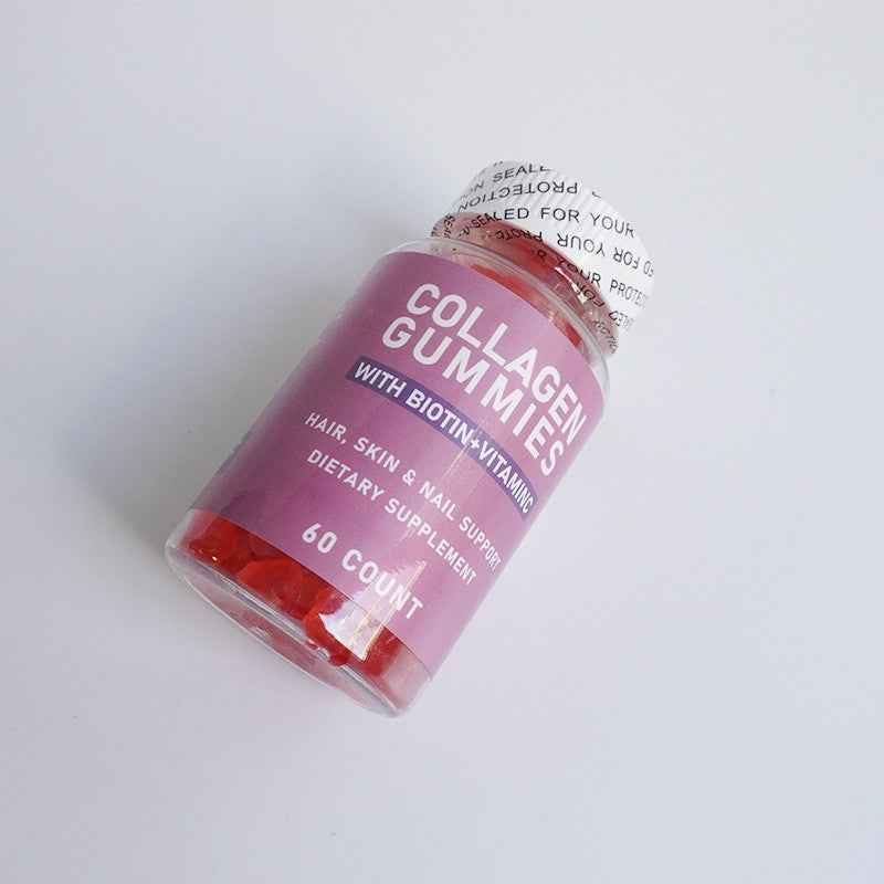 Collagen Gummies - 60 Soft Candies for Radiant Skin & Hair Support