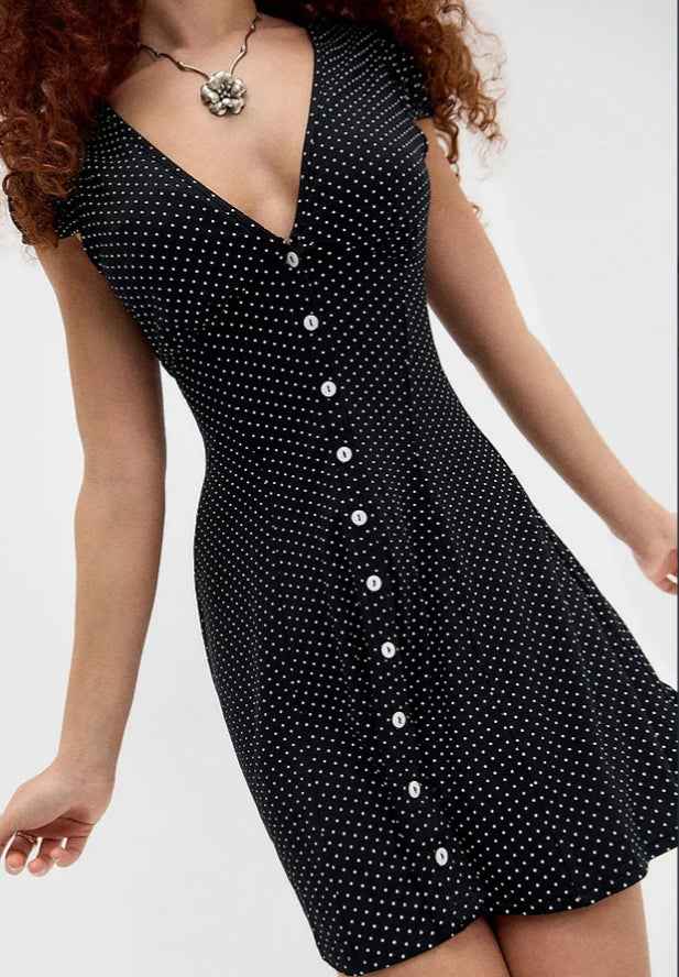 Women's Elegant Polyester Fiber Dress, S M L XL 2XL