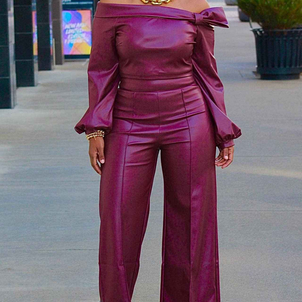 Chaqueta de Cuero Sólida Mujer Vintage - Estilo