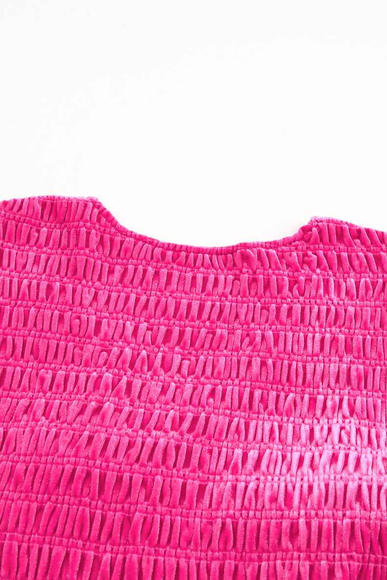 Solid Color Velvet Dress for Women - Elegant One-Step Skirt Style