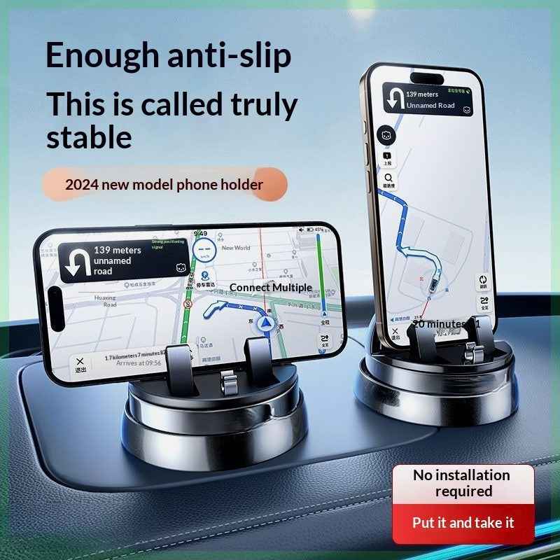 Universal Car Phone Holder - Elegant Dashboard Mount for Smartphones & GPS