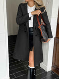 Casual Long Sleeve Coat Trench Coat Women's