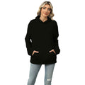 Women's Casual Hooded Sweatshirt with Pockets - Loose Fit Comfort & Style