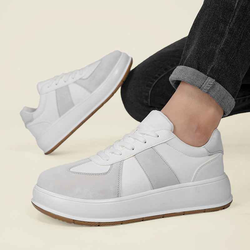 Men's Lightweight Wide Toe Padded Sneakers - Comfortable Casual Footwear