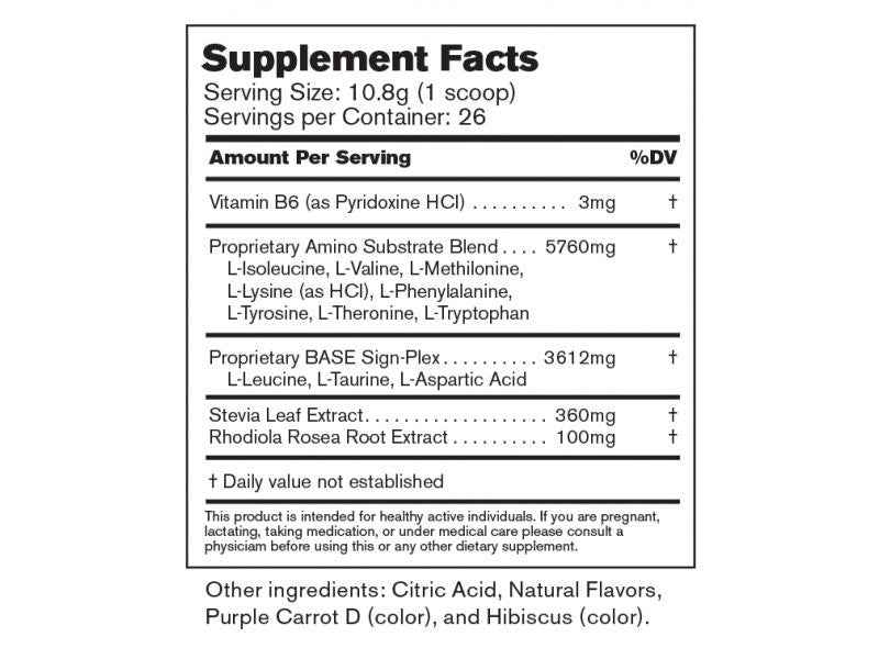 BASE Amino: Complete Essential Amino Acids for Muscle Growth & Recovery