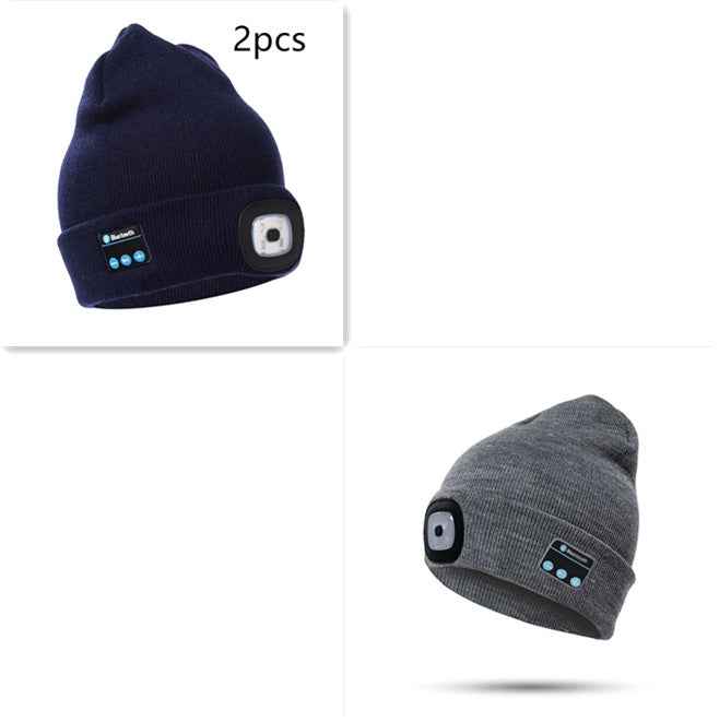 Bluetooth LED Smart Hat - Wireless Headphone & Hands-Free Speaker