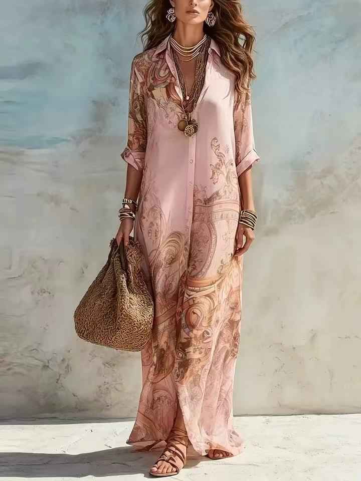New Vintage Flowing Womens Dress