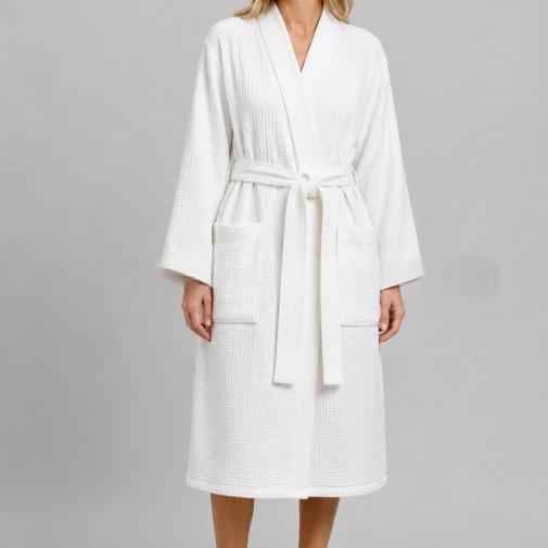 Solid Color Belt Bathrobe Minimalist Nightgown Sleeveless