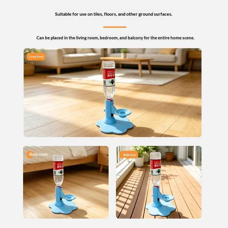 Gravity Based Pet Water Drinking Machine Stable Wide Base Leak Proof For Multi Cat Family Short Distance Travel