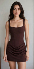 Sleeveless Corset Dress: Summer Party & Wedding Event Elegant Fashion