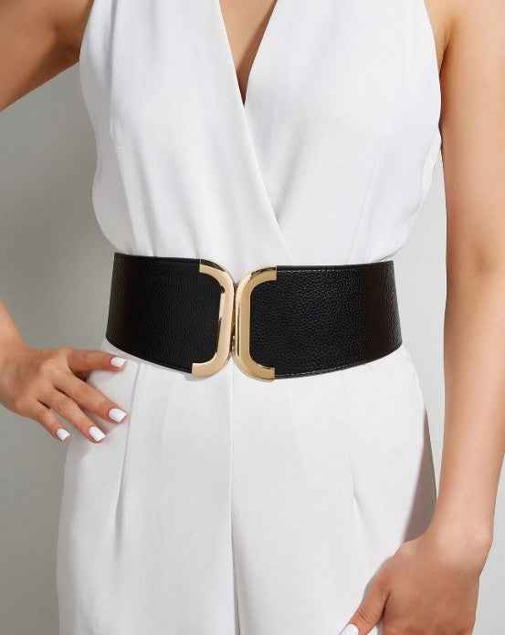 Dragon Print Women's Belt - Quick Release, Elastic & Stylish