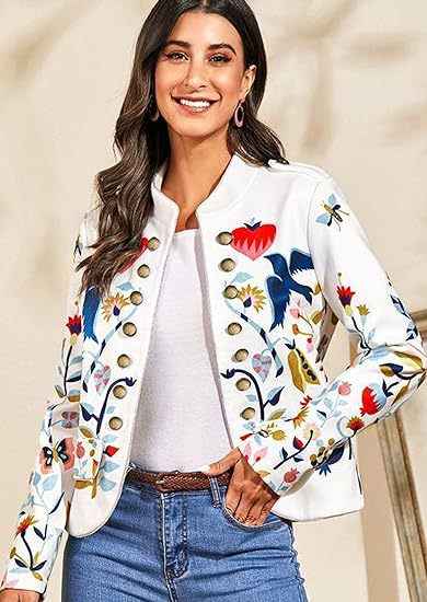 Women's Jacket Zipper Casual Bomber Jacket Coat Stand Collar Short Clothes