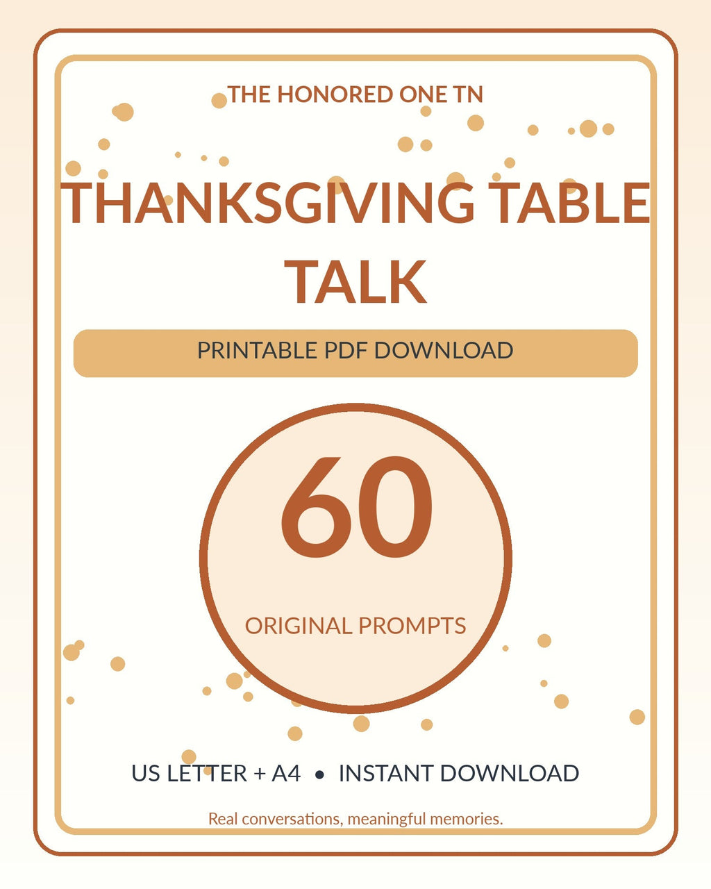 Gather & Give Thanks printable PDF cover